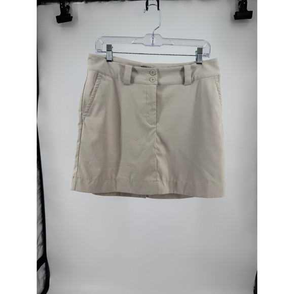 Nike Pants - Nike Golf Tour Performance Dri-FIT Skort Tan Beige Women Size 6 Activewear